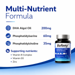 Bufony Phosphatidylserine Riboflavin & DHA Algal Oil Softgels - Image 8