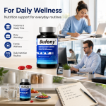 Bufony Phosphatidylserine Riboflavin & DHA Algal Oil Softgels - Image 4